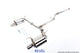 Revel Medallion Touring-S Catback Exhaust - Dual Muffler 02-03 Acura CL Type S