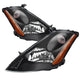 xTune Nissan Murano 03-07 (Not Hid Model) Crystal Headlights Black HD-JH-NMU03-AM-BK