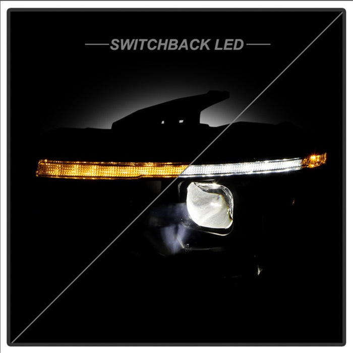 Spyder 14-21 Jeep Grand Cherokee High-Power LED Headlights - Black (PRO-YD-JGC14HIDAP-SBGR-BK)