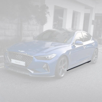 Genesis G70 Carbon Fiber Side Skirts V2