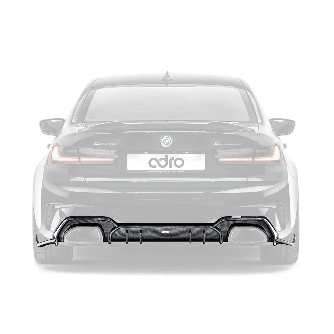 BMW G20 M340i Carbon Fiber Rear Diffuser