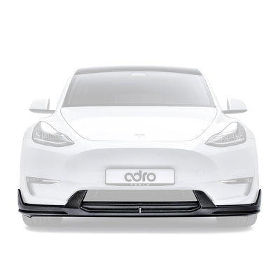 Tesla Model Y Carbon Fiber Front Lip V2