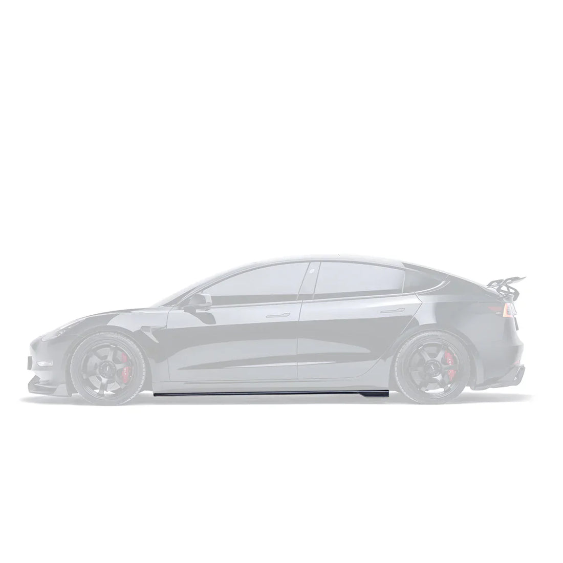 Adro Tesla Model 3 Carbon Fiber Side Skirts V2