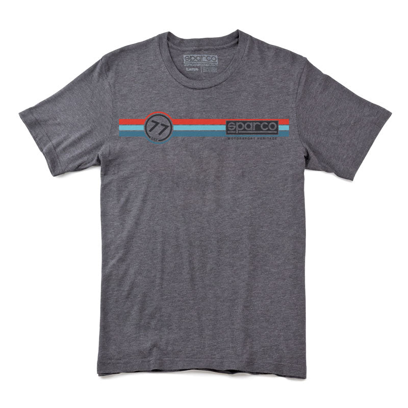 Sparco T-Shirt Circuit Tri Charcoal Large