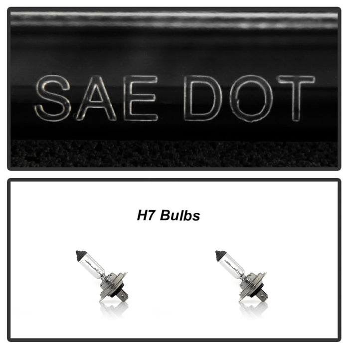 Spyder Peterbilt 325 2008-2019 Driver Side Projector Headlights - Black (PRO-YD-PB38600-L-BK)