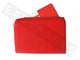 Akrapovic Leather Zip Notebook (S) - Red