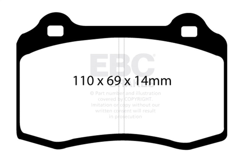 EBC 03-07 Volvo S60 2.5 Turbo R Greenstuff Rear Brake Pads