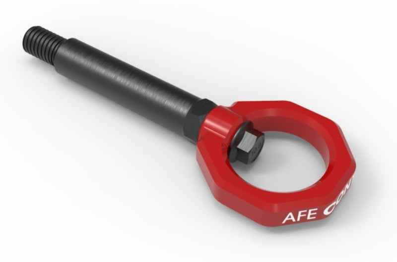 aFe Control Rear Tow Hook Red BMW F-Chassis 2/3/4/M