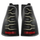 AlphaRex 03-09 Toyota 4Runner LUXX-Series LED Tail Lights- Black
