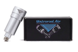 Universal Air 1/4" NPT Metal Bowl Water Trap – Compact Air Suspension Filter with Twist Drain
