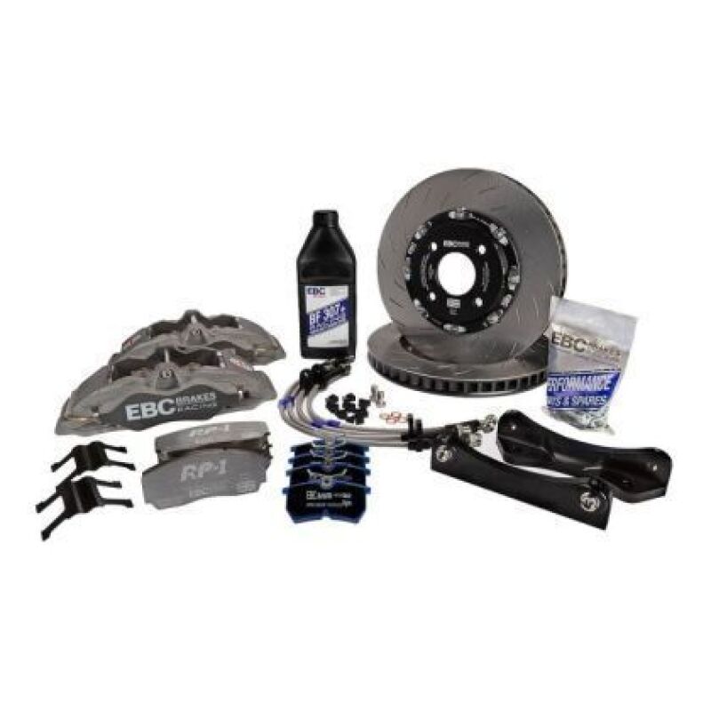 EBC Racing Vauxhall VXR Anodized Apollo-4 Calipers 330mm Rotors Front Big Brake Kit