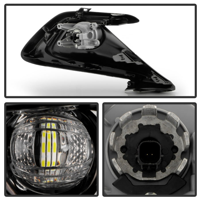 Spyder 21-23 GMC Yukon (Excl AT4) OEM Full LED Fog Lights w/Switch - Clear (FL-GY21-LED-C)