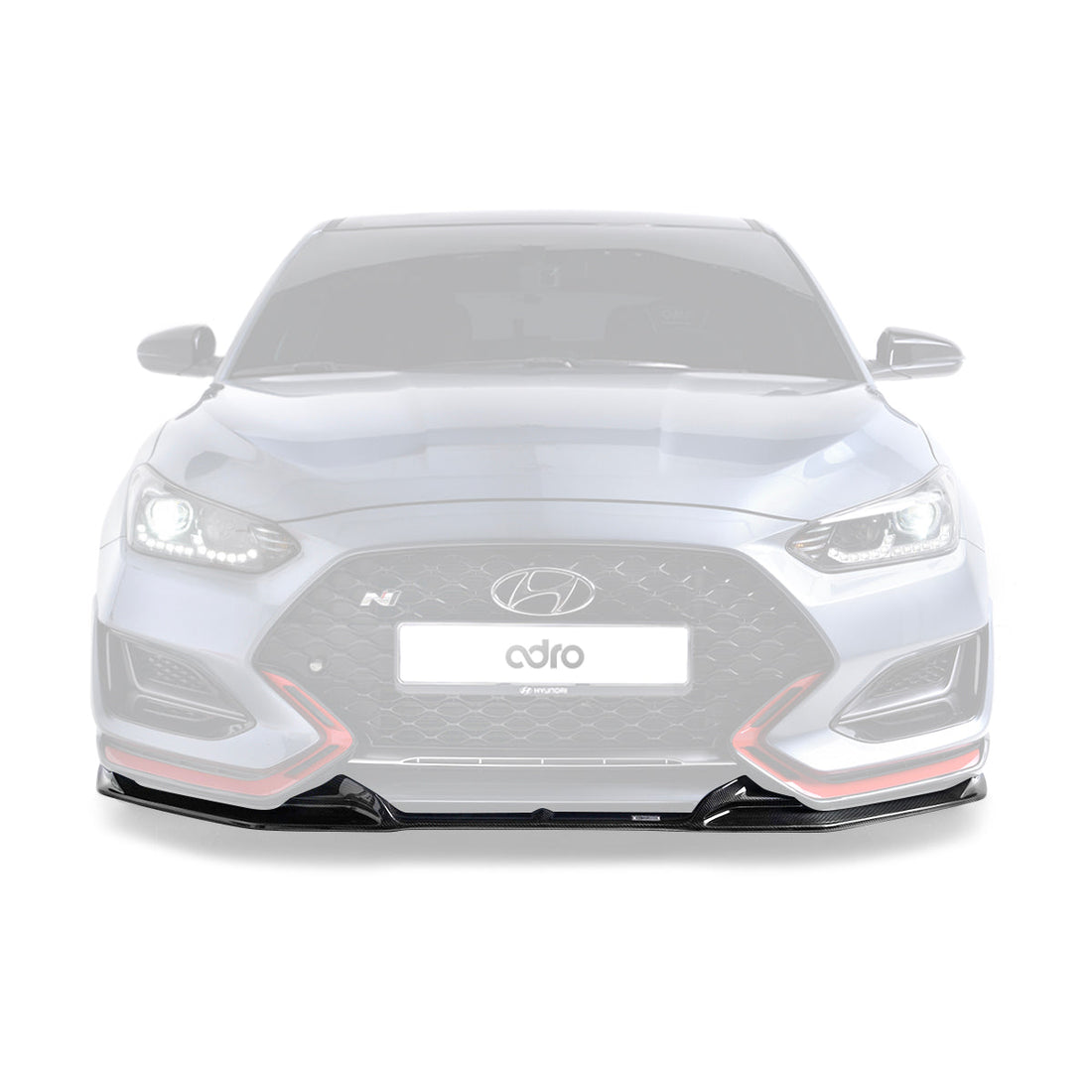 Adro Hyundai Veloster N Carbon Fiber Front Lip (B TYPE) V3