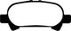 EBC 00-04 Toyota Avalon 3.0 Greenstuff Rear Brake Pads