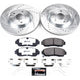 Power Stop 11-14 Honda Odyssey Front Z26 Street Warrior Brake Kit