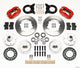 Wilwood Forged Dynalite Front Kit 11.00in Red 1965-1969 Mustang Disc & Drum Spindle