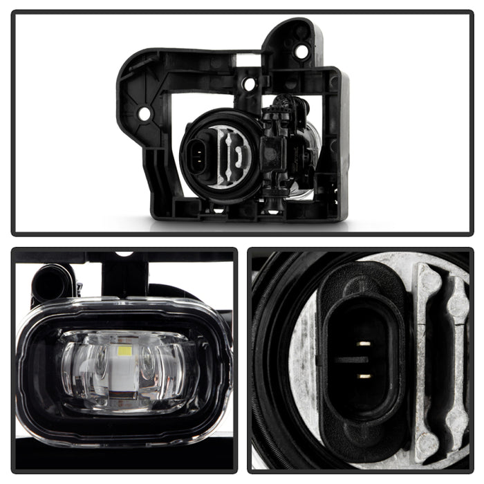 Spyder 22-24 Nissan Rogue (Excl Sport) OEM Full LED Fog Lights w/ Switch (FL-NR2021-LED-C)