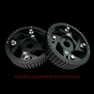 Brian Crower Toyota 2JZGTE Adjustable Cam Gears *No Center Bolt* Pair - Black