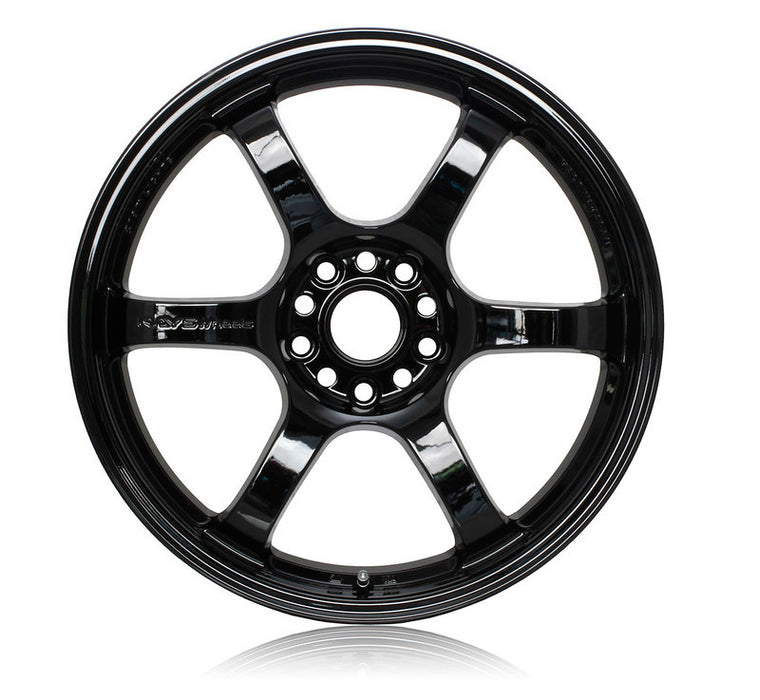 Gram Lights 57DR 17x9.0 +38 5x100 Glossy Black Wheel