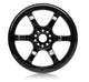 Gram Lights 57DR 18x10.5 +22 5x114.3 Glossy Black Wheel