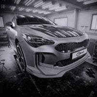 Kia Stinger Carbon Fiber Upper + Lower Lip Set V2