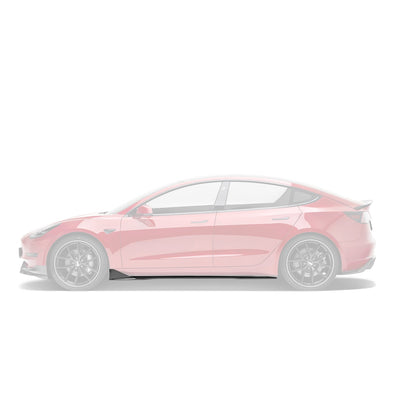 Tesla Model 3 Prepreg Side Skirts V1