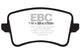 EBC 09-11 Audi A4 2.0 Turbo Greenstuff Rear Brake Pads