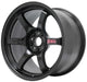 Gram Lights 57DR 17x9.0 +22 5x114.3 Semi Gloss Black Wheel