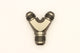 DeatschWerks 8AN Male Flare + 8AN Male Flare to 10AN Male Flare Y Block Fitting