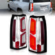ANZO 2015-2020 Chevrolet Tahoe LED Tail Lights w/ Light Bar Chrome Housing Clear Lens