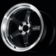 Advan GT Beyond-R 18X9.5 / +45 Off / 5x120 BC / 72.5mm Bore / Diamond Cut and Dark Platinum Black
