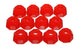 Energy Suspension Tie Rod End Boot Oct-Box Of 12 - Red