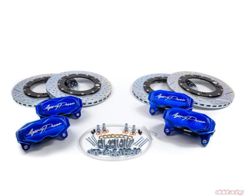 Agency Power Big Brake Kit Front and Rear Blue Ice Can-Am Maverick X3 Turbo 14-18