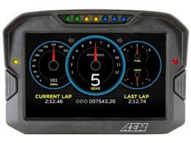 AEM CD-7 Logging GPS Enabled Race Dash Carbon Fiber Digital Display w/o VDM (CAN Input Only)