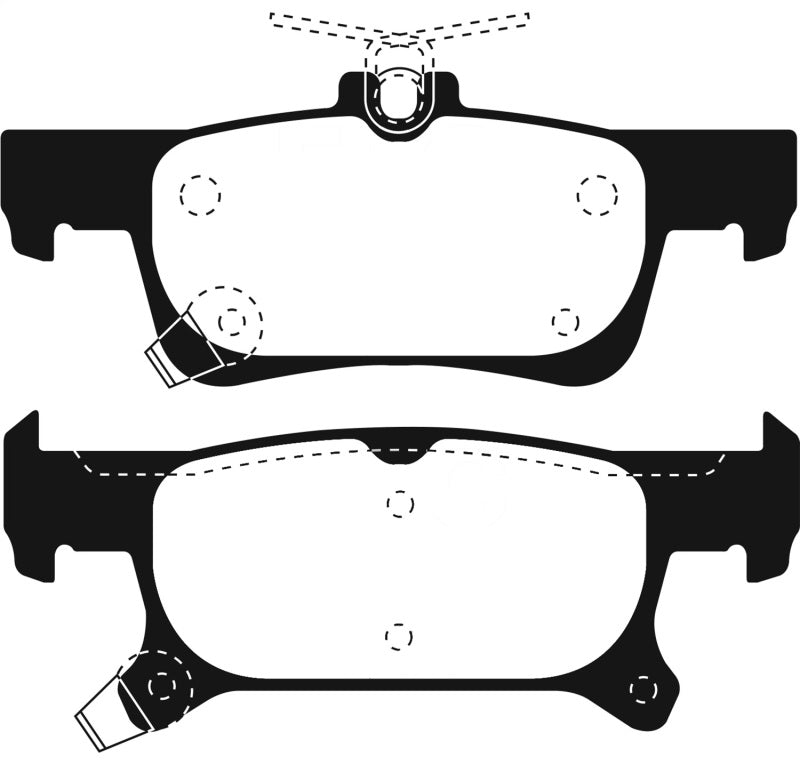 EBC 2016+ Buick Envision 2.0L Turbo Greenstuff Rear Brake Pads