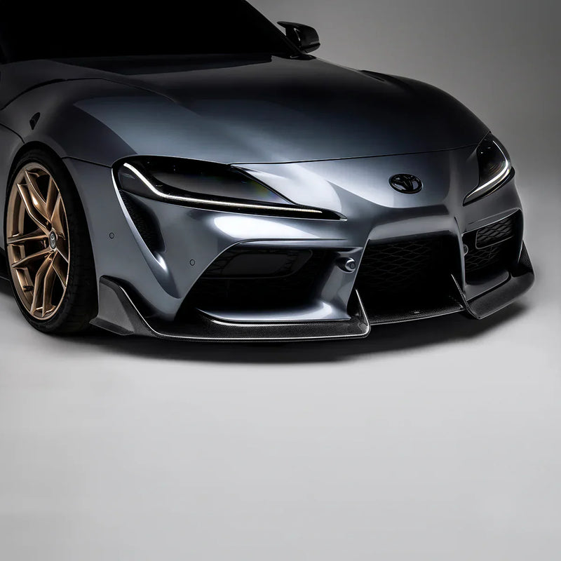Adro Toyota GR Supra Carbon Fiber Front Lip (Stock Bumper)