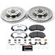 Power Stop 14-19 Infiniti Q50 Front Z26 Street Warrior Brake Kit