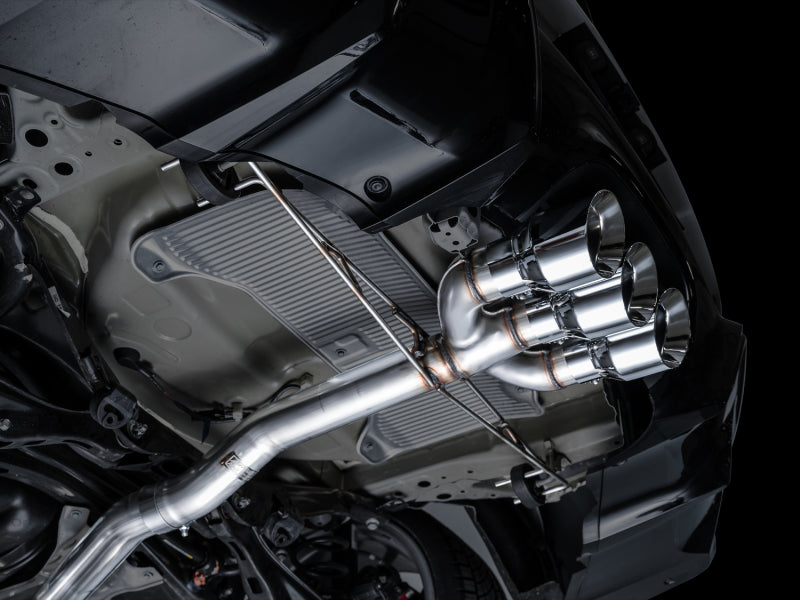 AWE Tuning 2024 Acura Integra Type S DE5 FWD Track Edition Exhaust w/ Triple Chrome Silver Tips