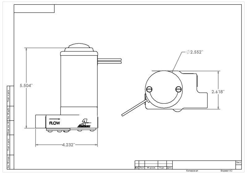 Aeromotive High Output (HO) (7 PSI) Billet Carbureted Fuel Pump - 3/8in NPT Ports