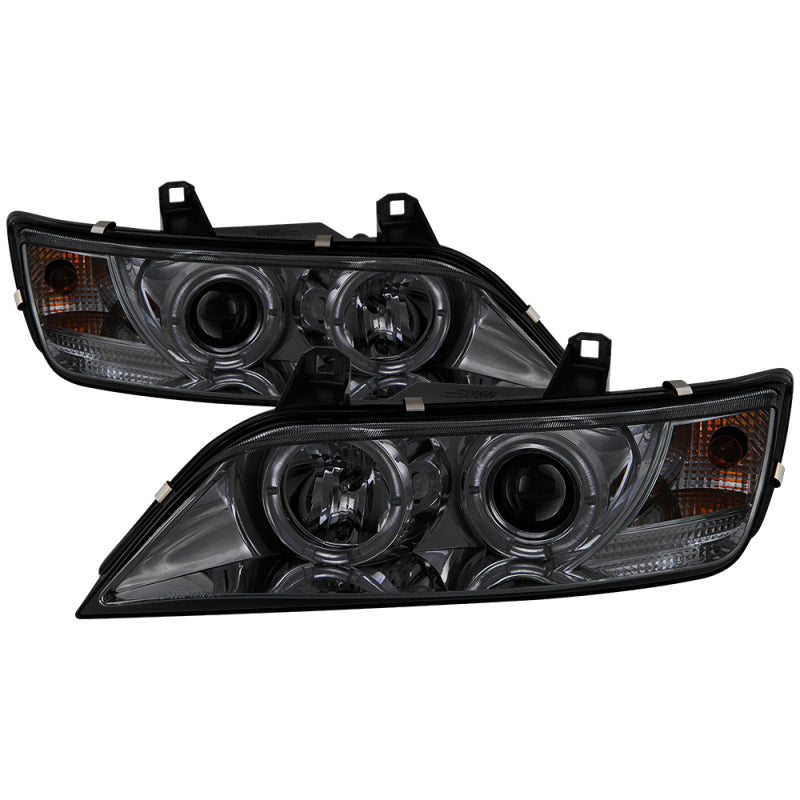 Spyder BMW Z3 96-02 Projector Headlights LED Halo Smoke High H1 Low H1 PRO-YD-BMWZ396-HL-SM