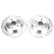 Power Stop 07-08 Mercedes-Benz CL550 Rear Evolution Drilled & Slotted Rotors - Pair