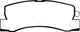 EBC 90-91 Lexus ES250 2.5 Greenstuff Rear Brake Pads