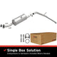 MagnaFlow BRE Exhaust Kit 86-95 Suzuki Samurai 1.3L