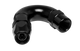 Vibrant -3AN 150 Degree High Flow Hose End Fitting for PTFE Lined Hose
