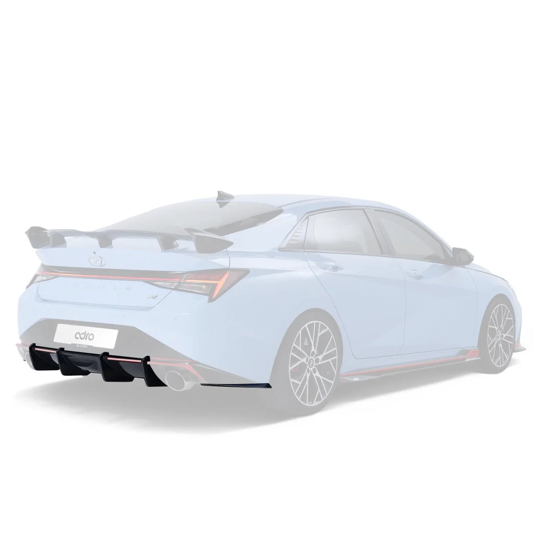 Hyundai Elantra N Carbon Fiber Rear Diffuser