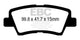 EBC 12+ Hyundai Azera 3.3 Ultimax2 Rear Brake Pads