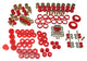 Energy Suspension 66-72 Chevelle Red Hyper-flex Master Bushing Set