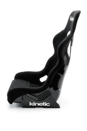 Kinetic APEX XL fixed-back racing seat in black velour (2)
