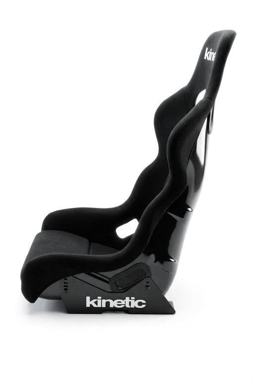 Kinetic APEX XL fixed-back racing seat in black velour (2)