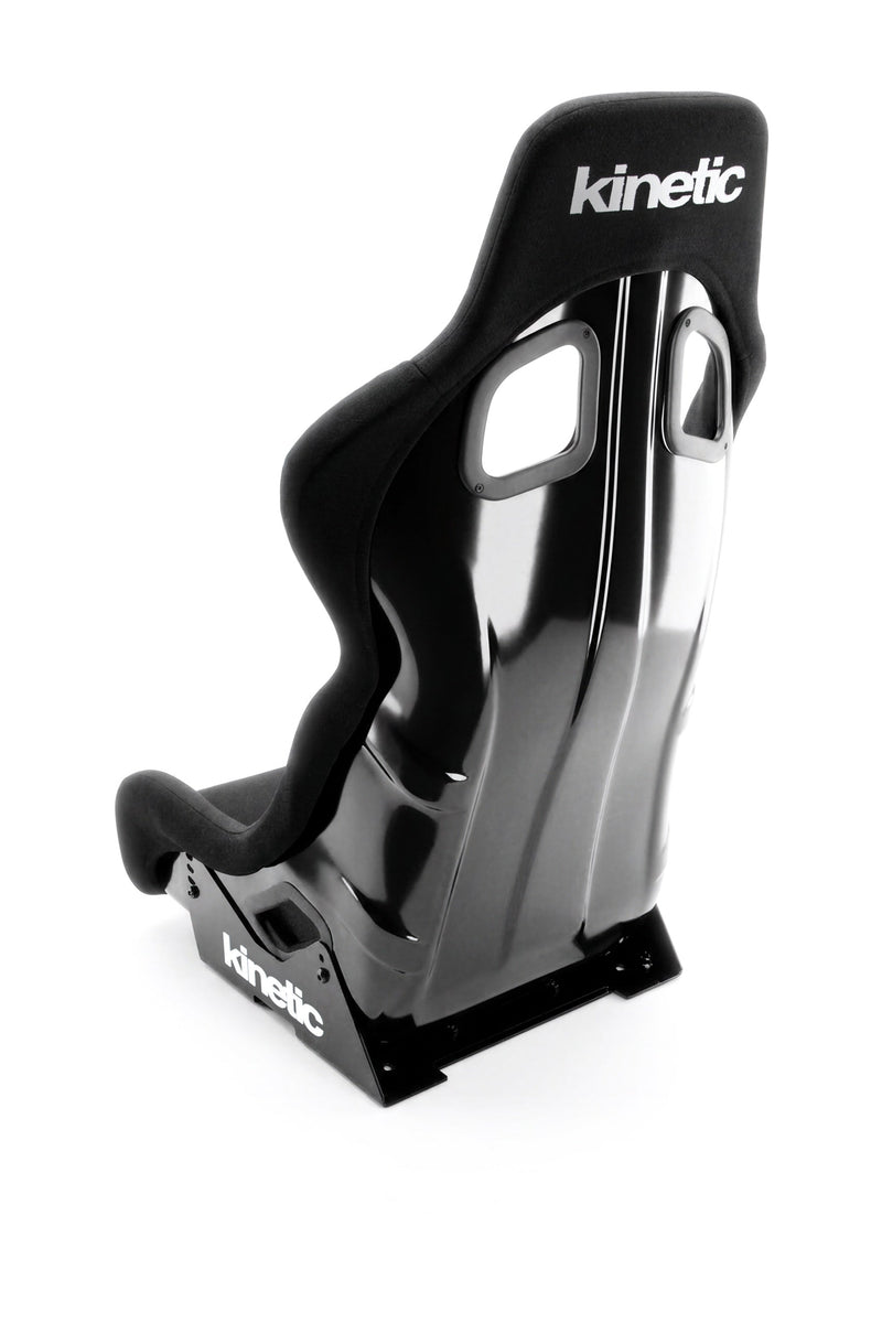 Kinetic APEX XL fixed-back racing seat in black velour (6)
